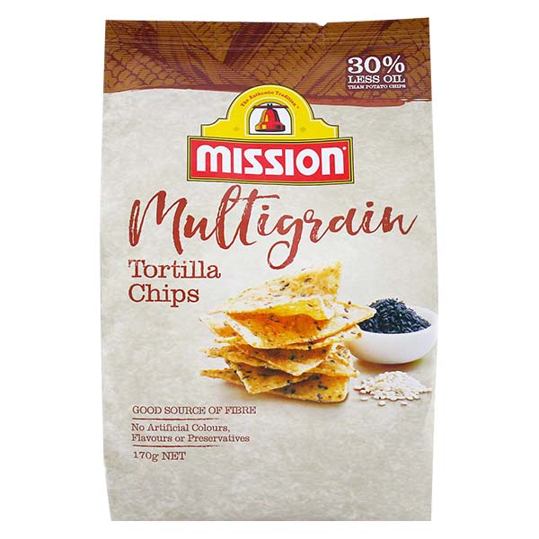 Mission Multigrain Chips 170g x 8