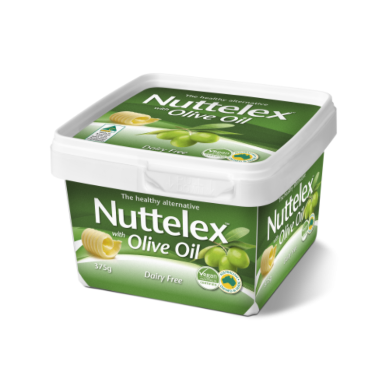 Nuttelex Buttery Spread with Olive Oil 375g x 12 Global Food Products