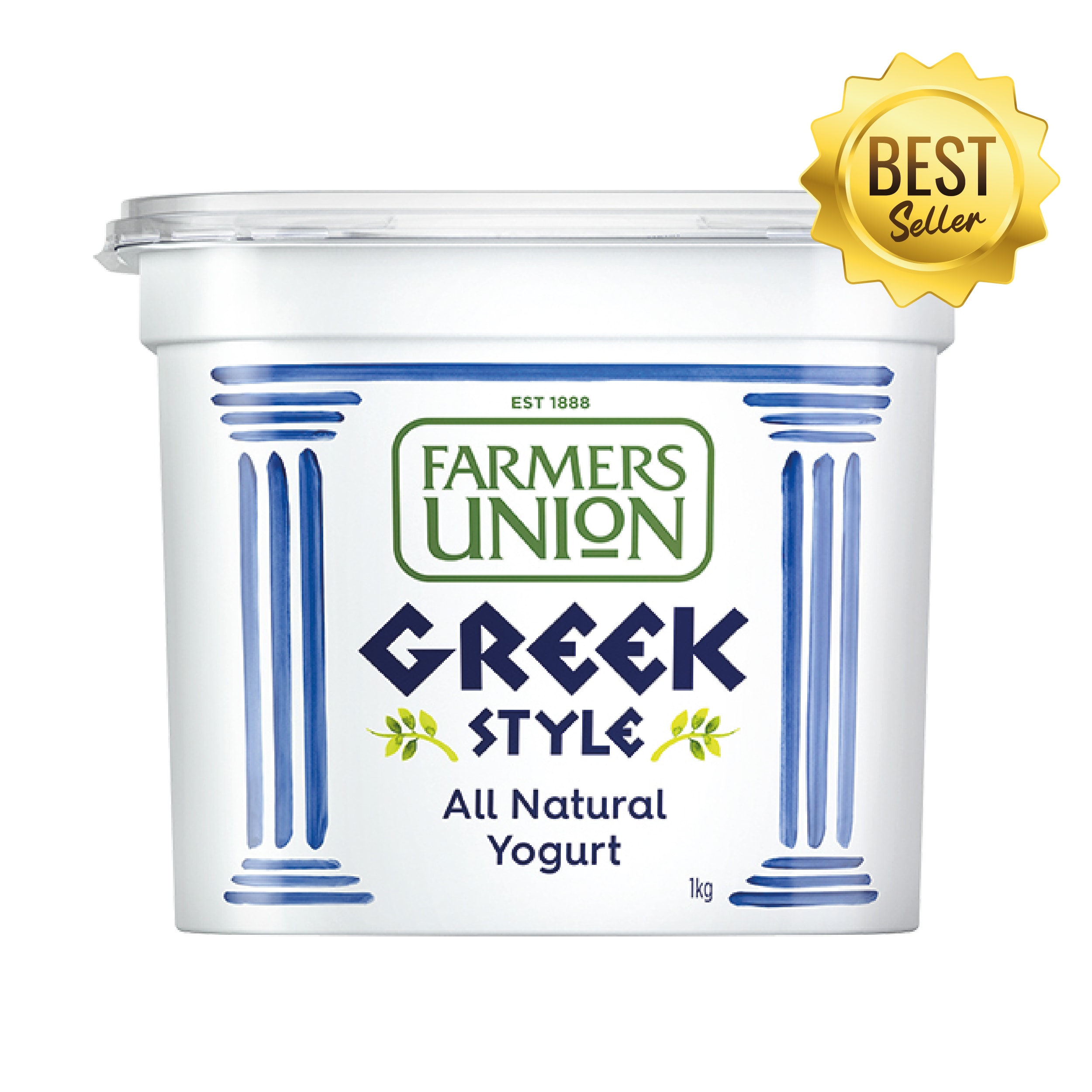Farmers Union Natural Greek Style Yogurt 1kg x 6