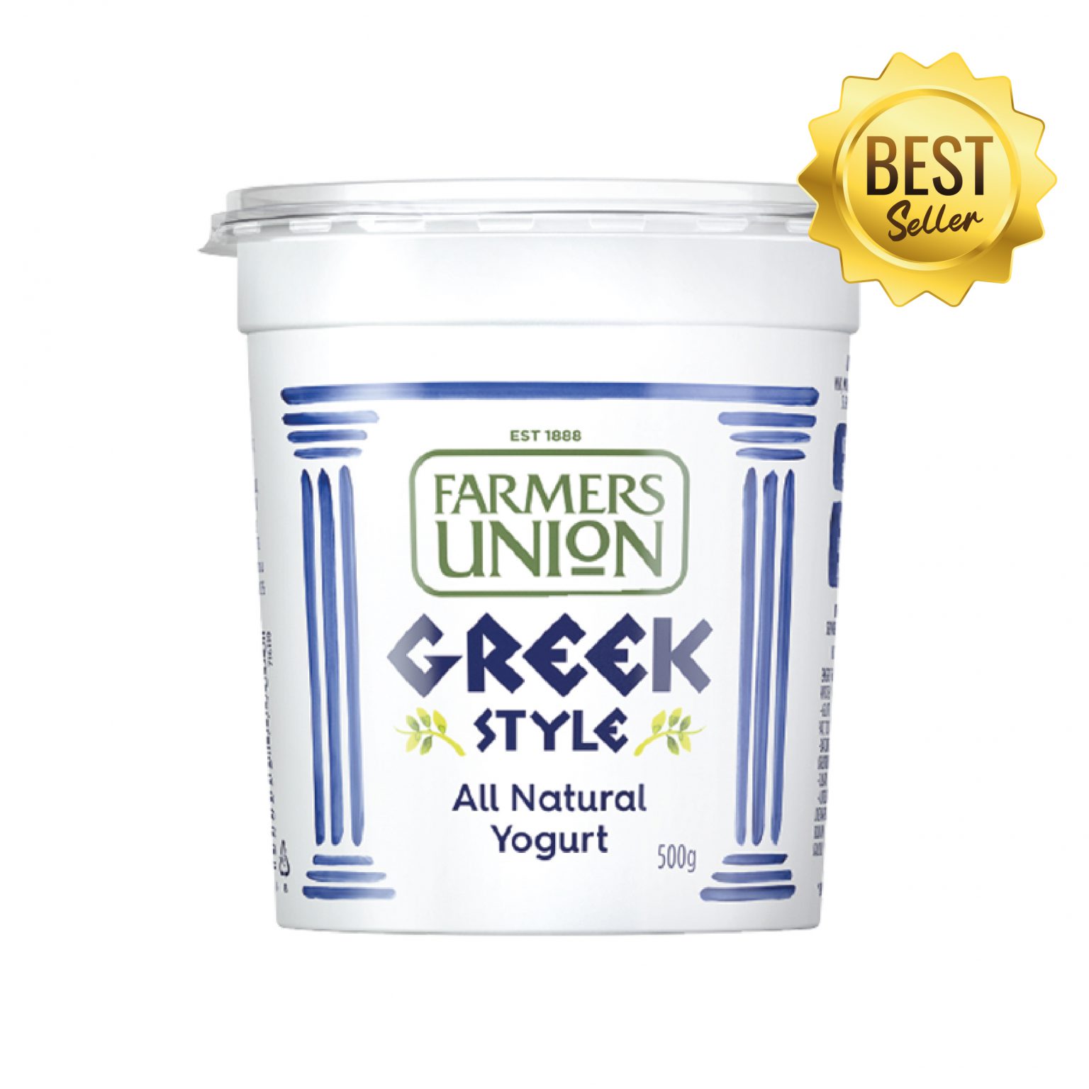 Farmers Union Thick & Creamy Greek Natural Yogurt 500g x 6