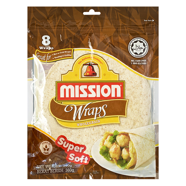 Mission Wraps Wholegrain 360g x 10