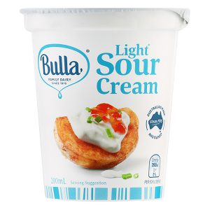 Bulla Sour Cream Light Lactose Free 200G