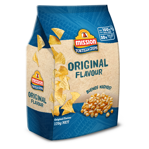 Mission Tortilla Chips Original Flavoured 170g x 8