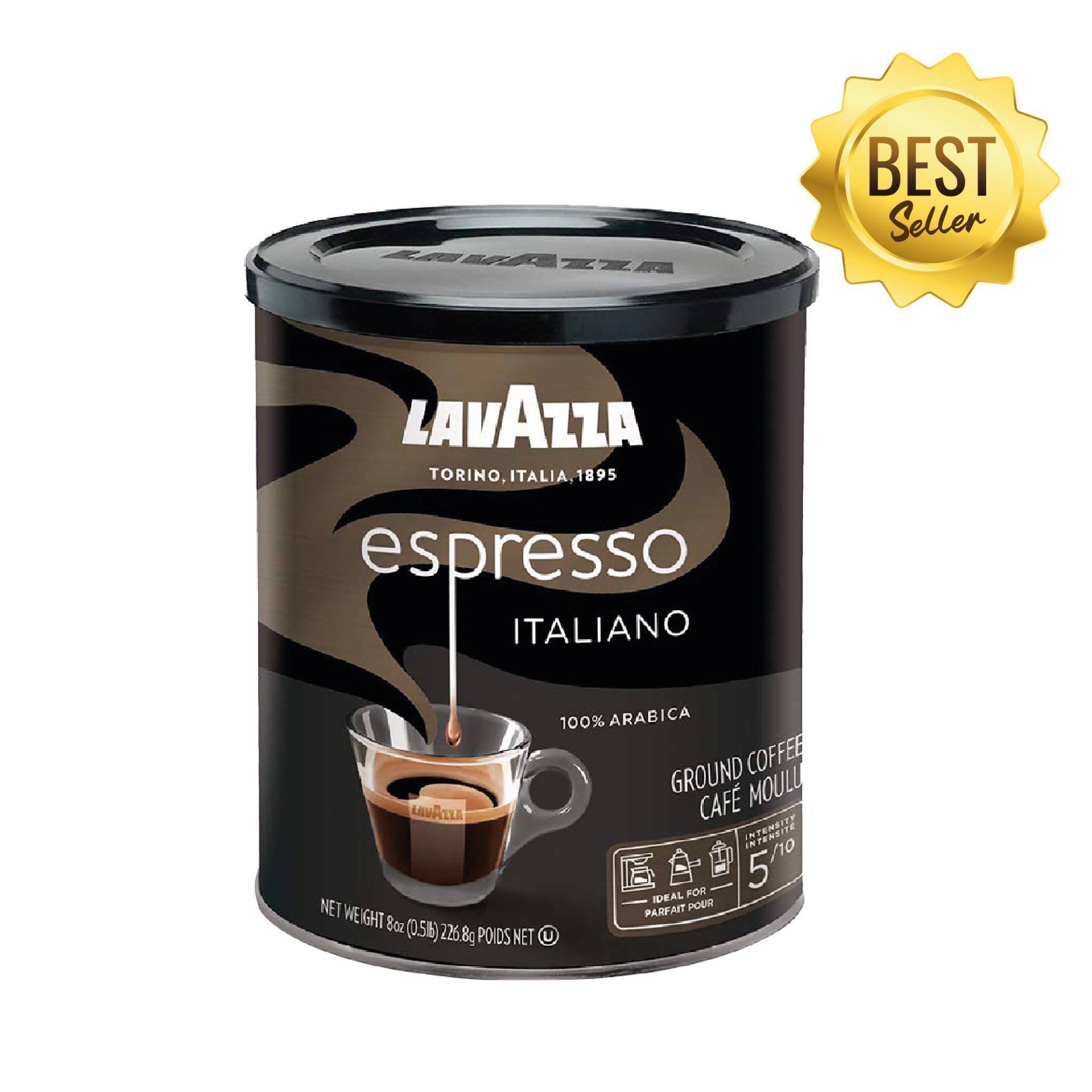 Lavazza Caffe Espresso Ground 250g/Tin x 6