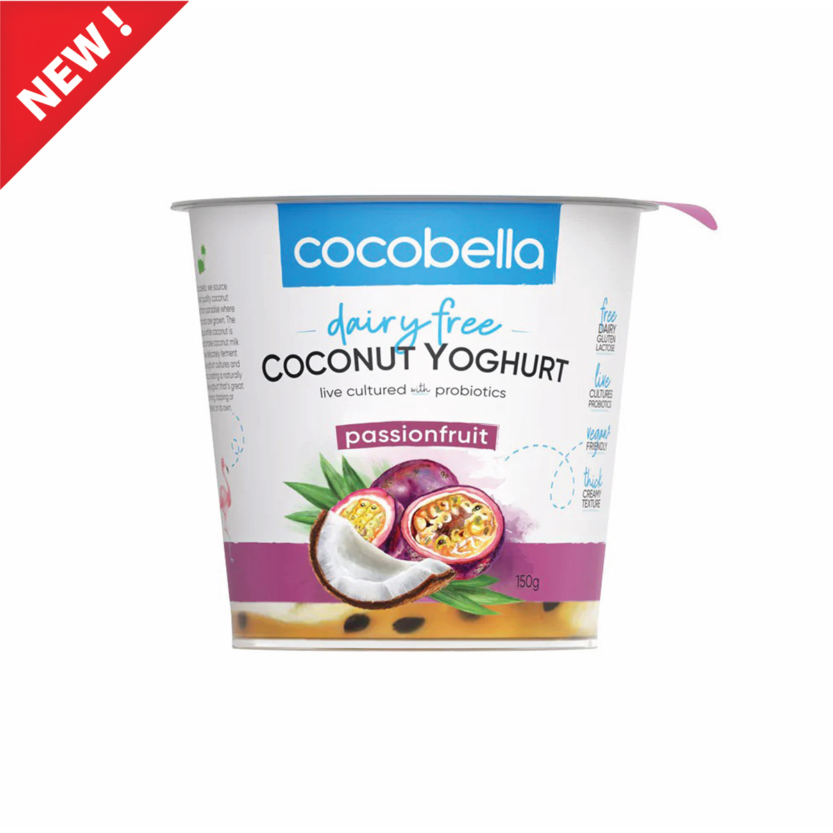 Cocobella Coconut Yoghurt Passionfruit Global Food Products cocobella-coconut-yoghurt-passionfruit-global-food-products