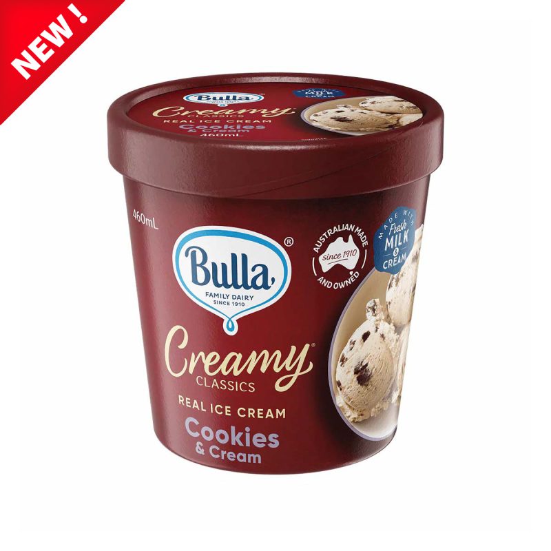 Bulla Creamy Classics Ice Cream Cookie & Cream Global Food Products